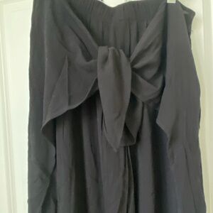 Kona Sol Gray Tie Front Swim Coverup